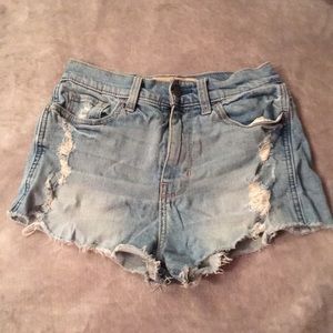denim jean shorts
